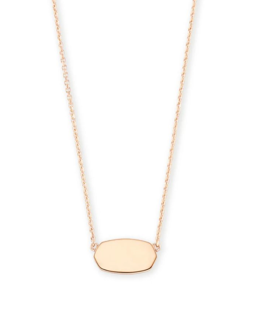 Elisa Pendant Necklace in 18K Rose Gold Vermeil
