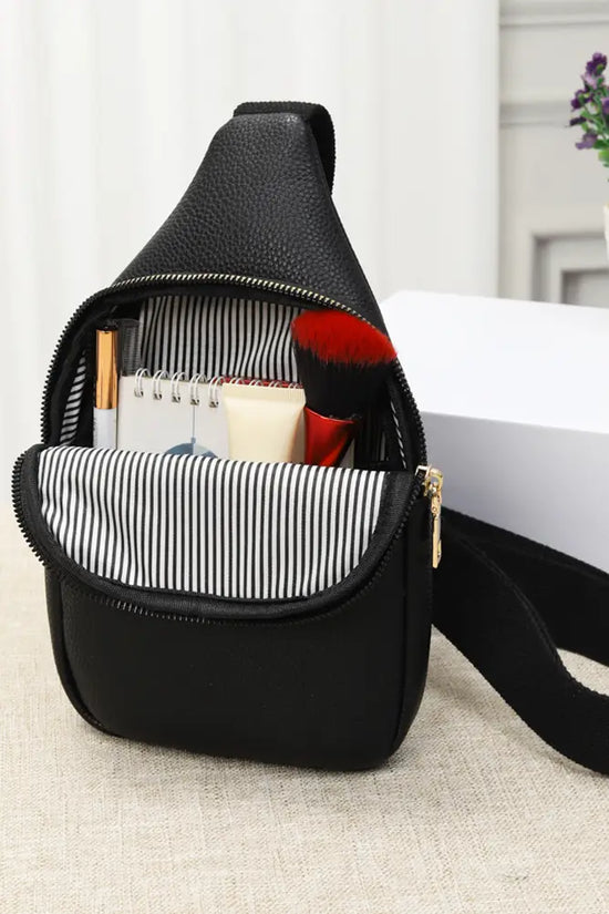 First Class Vegan Leather Sling Crossbody Bag