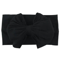 Girls Black Bow Headband