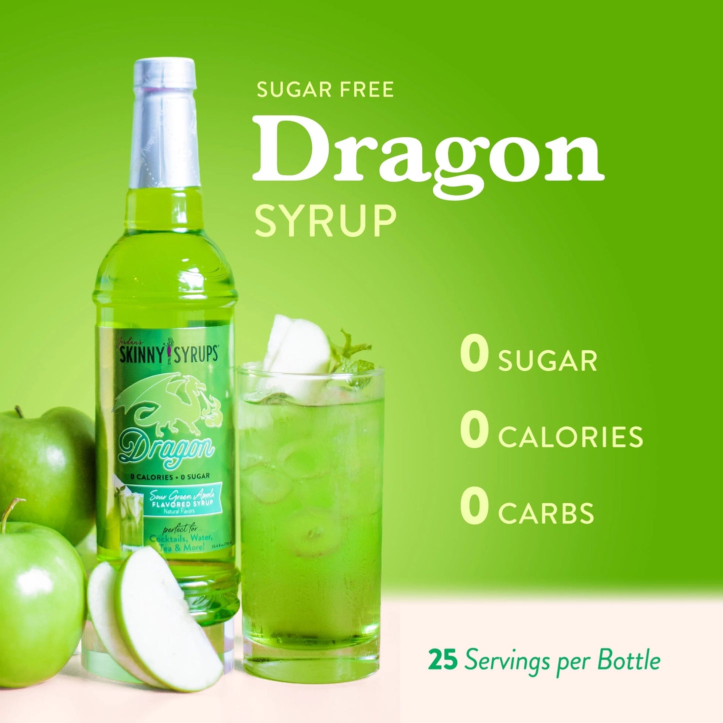 Sour Dragon Green Apple Syrup