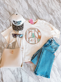 Forever Peace Patchwork Boho Top