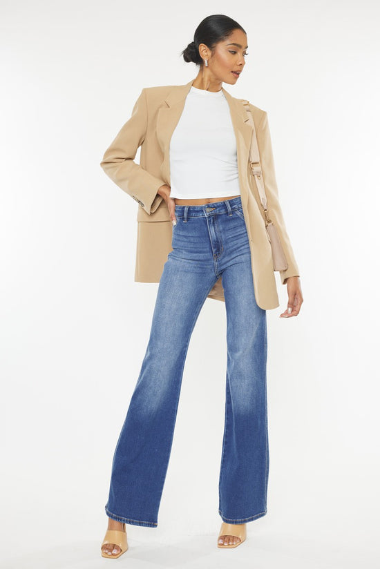 Load image into Gallery viewer, Reputation Relaxed Flare Denim
