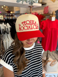 Tequila Social Club Embroidered Two Tone Trucker Hat
