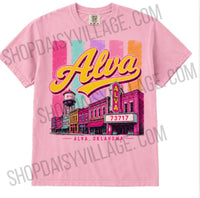 Small Town Vintage Alva Comfort Colors Tee