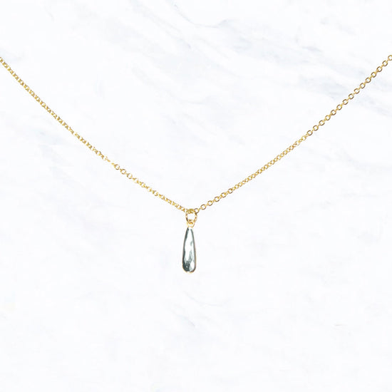 Teardrop Crystal Drop Necklace