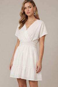 Maui Tides Tiered White Dress