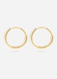 Classic Gold 16 MM Huggie Hoop Earrings