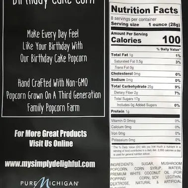 Birthday Cake Popcorn | 8 Oz.