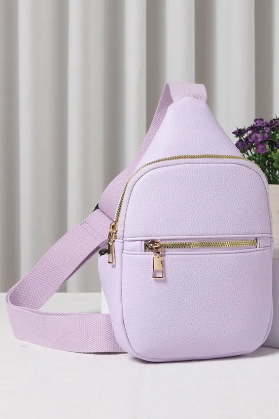 First Class Vegan Leather Sling Crossbody Bag