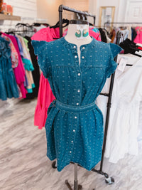 South Coast Textured Denim Dress