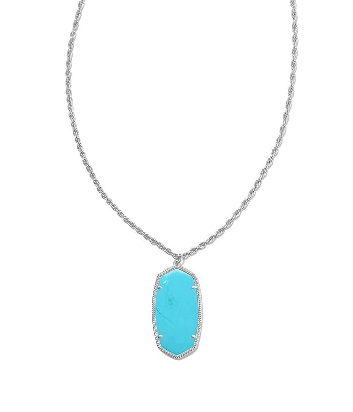 Rae Pendant Necklace in Turquoise Magnesite