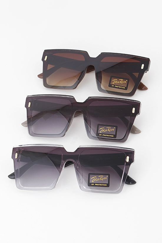 Takeaway Gradient Square Sunglasses