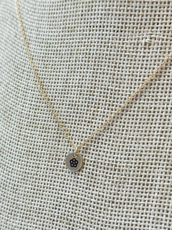 DAINTY ROUND DISC DROP CHARM