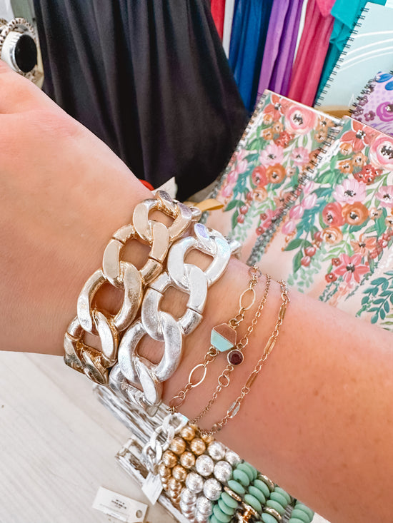 Chain Double Stretch Bracelet