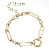 Bella Link Charm Clasp Bracelet