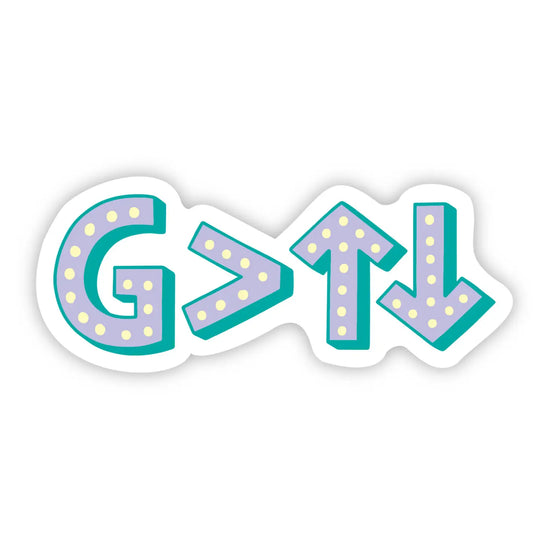 Load image into Gallery viewer, God Is Greater Than the Highs and Lows Sticker
