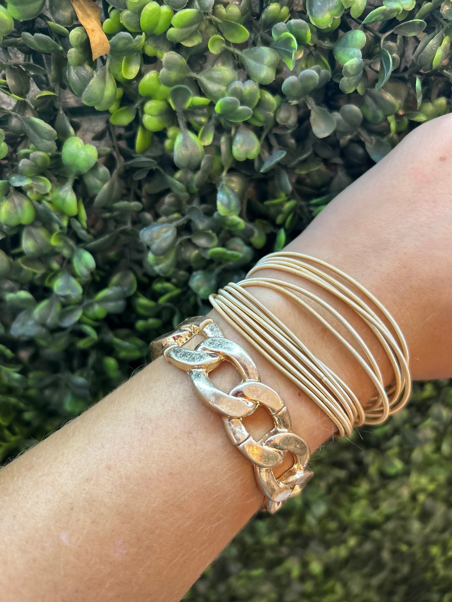 Chain Double Stretch Bracelet