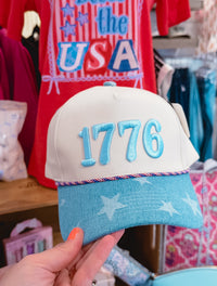 1776 American Star Rope Embroidered Cap