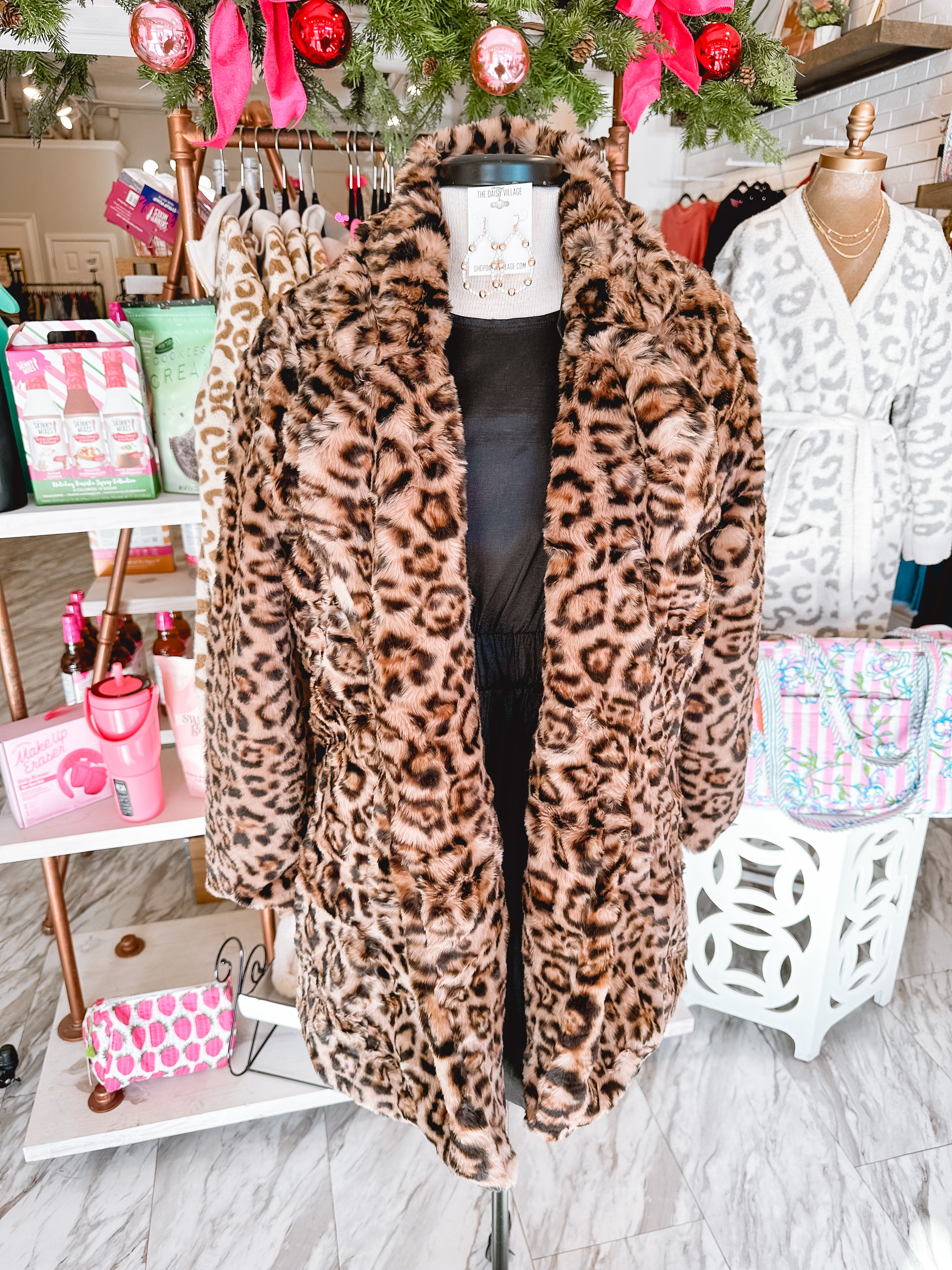 Wild Love Leopard Fur Coat – Daisy Village