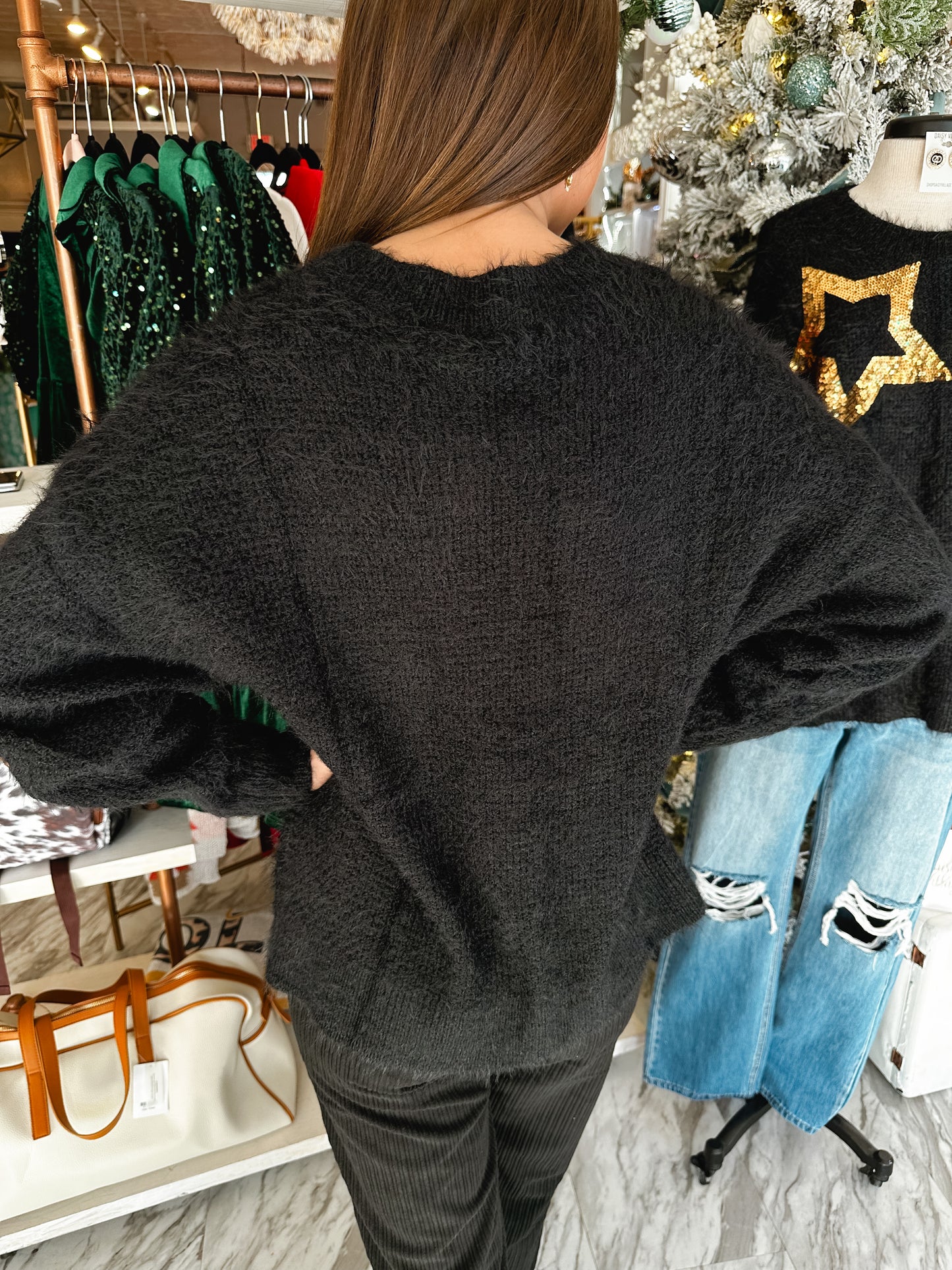 Load image into Gallery viewer, Shining Star Sequin Sweater
