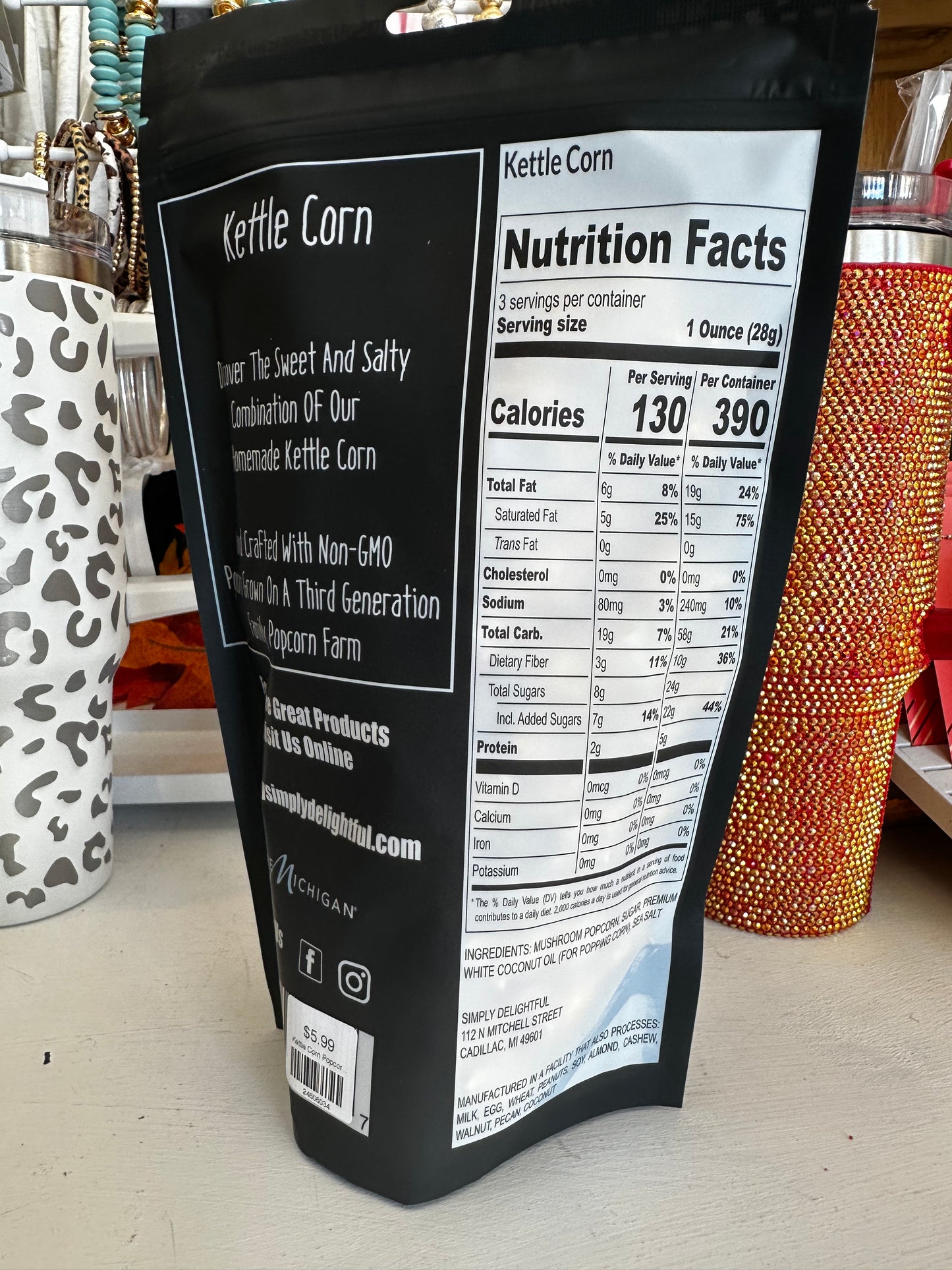 Kettle Corn Popcorn | 8 Oz.