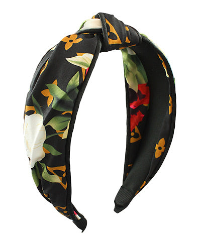 Black Floral Inspired Headband