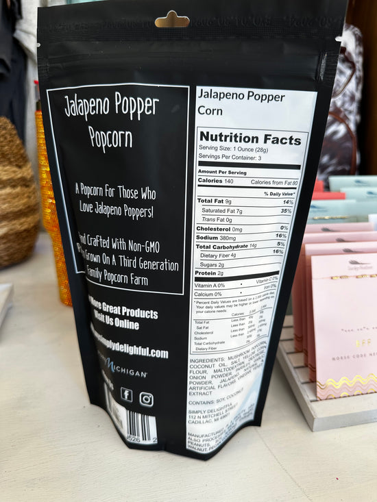 Jalepeno Popper Popcorn | 8 Oz.