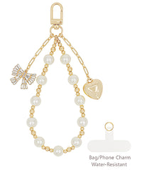Bow Pearl Bag & Phone Charm