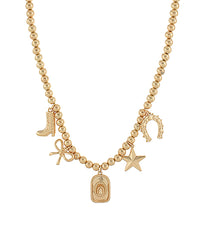Western Charm & Ball Necklace