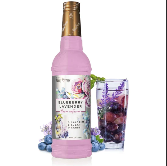 Load image into Gallery viewer, Blue Berry Lavender Flavor Infusion Syrup
