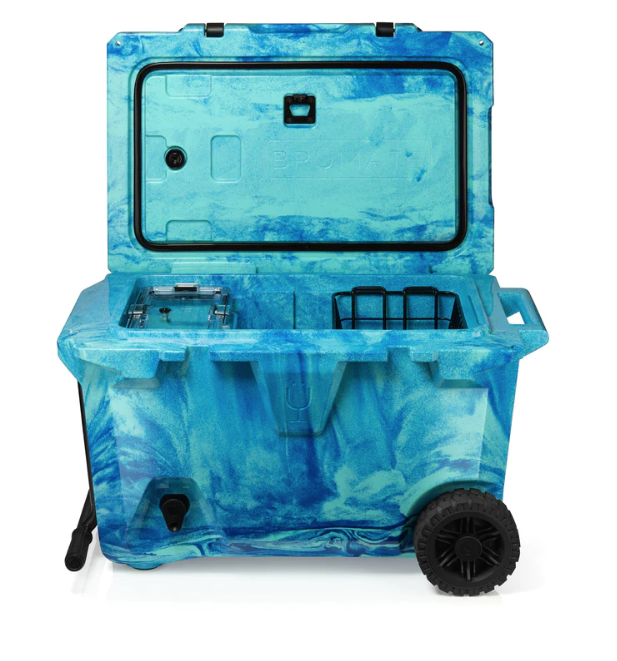Brutank Rolling Cooler in Ocean Swirl