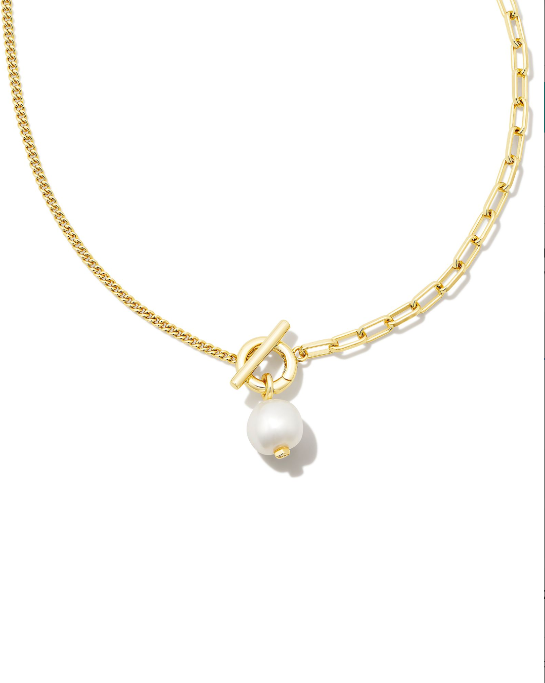 Leighton Pearl Chain Necklace