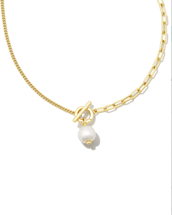 Leighton Pearl Chain Necklace