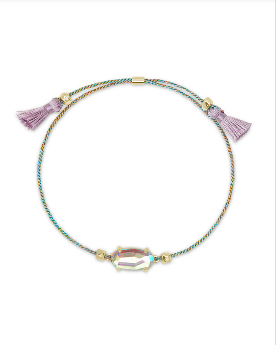 Everlyne Friendship Bracelet in Dichroic Glass