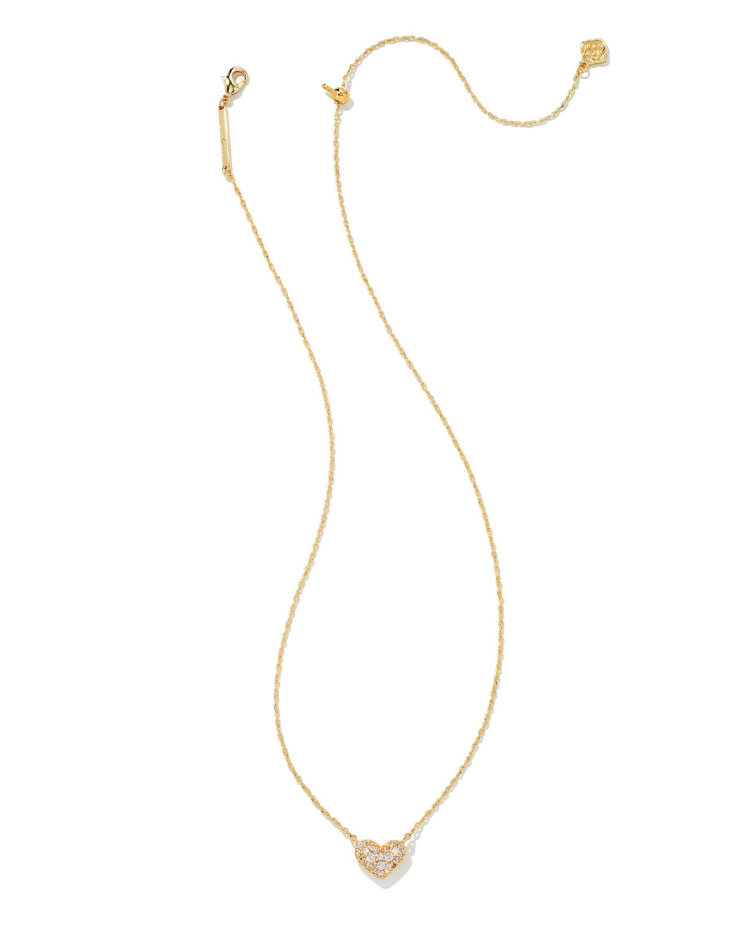 Ari Pave Crystal Pendant Necklace | Multiple Colors