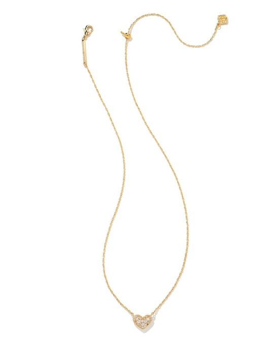 Ari Pave Crystal Pendant Necklace | Multiple Colors