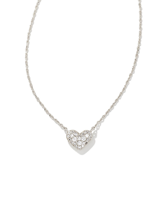 Ari Pave Crystal Pendant Necklace | Multiple Colors