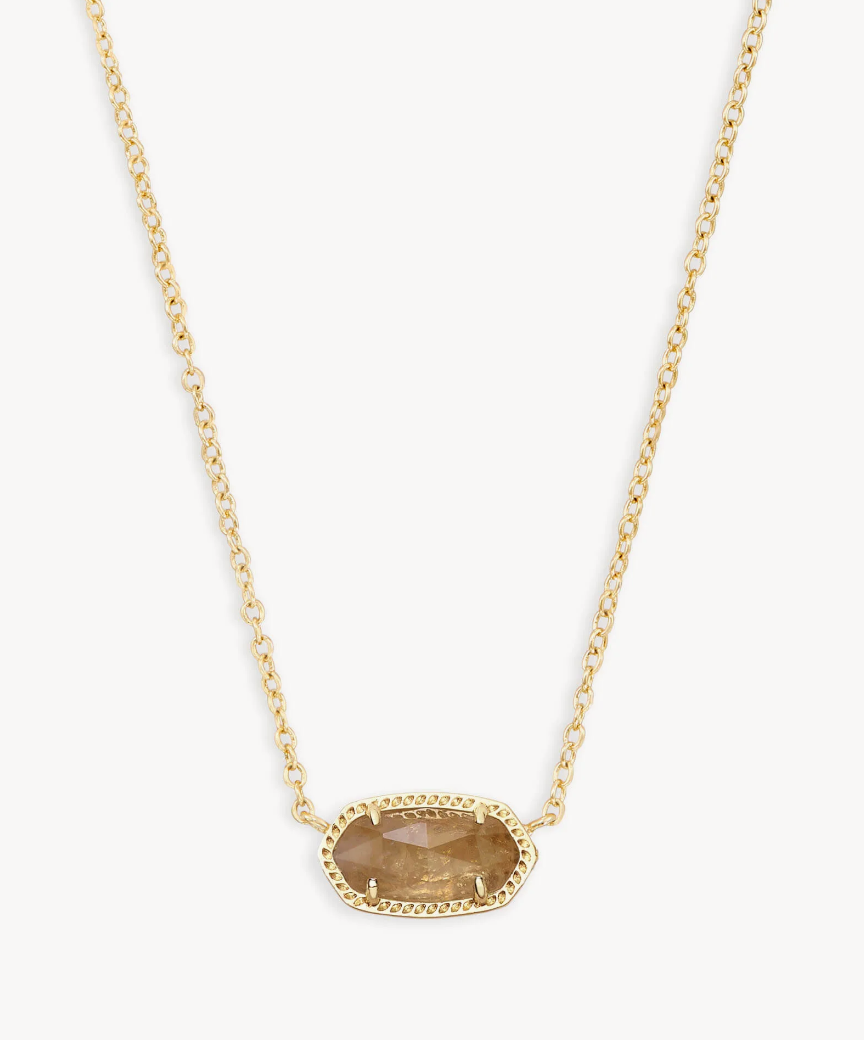 Elisa Pendant Necklace in Citrine | November