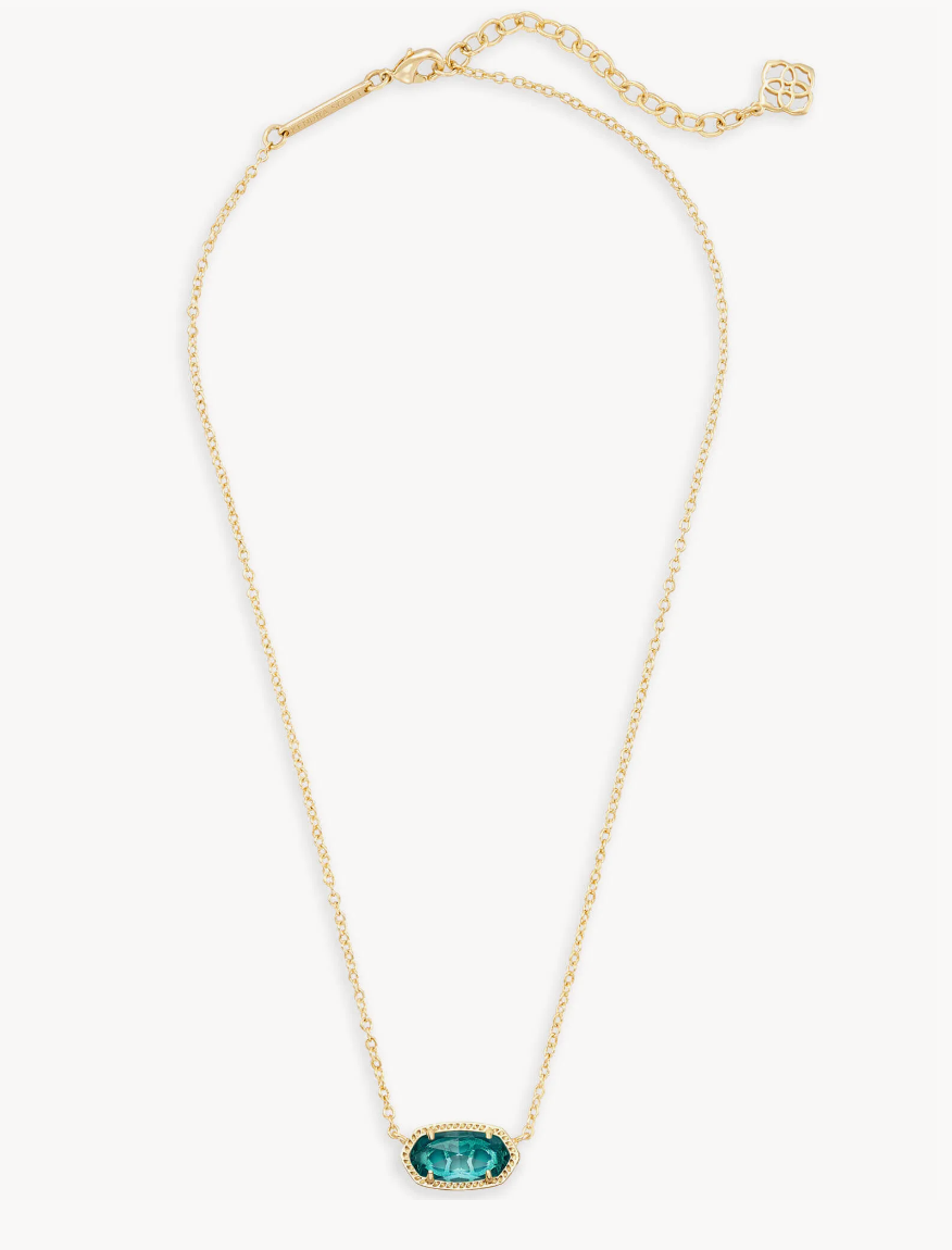 Elisa Pendant Necklace in London Blue | December