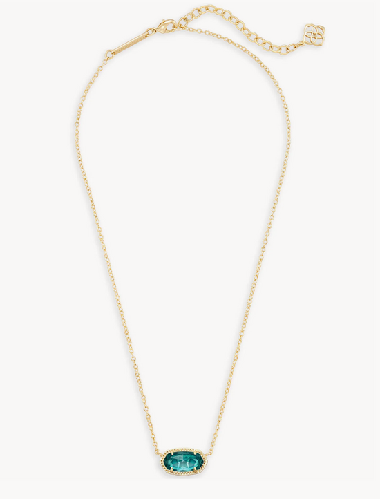 Elisa Pendant Necklace in London Blue | December