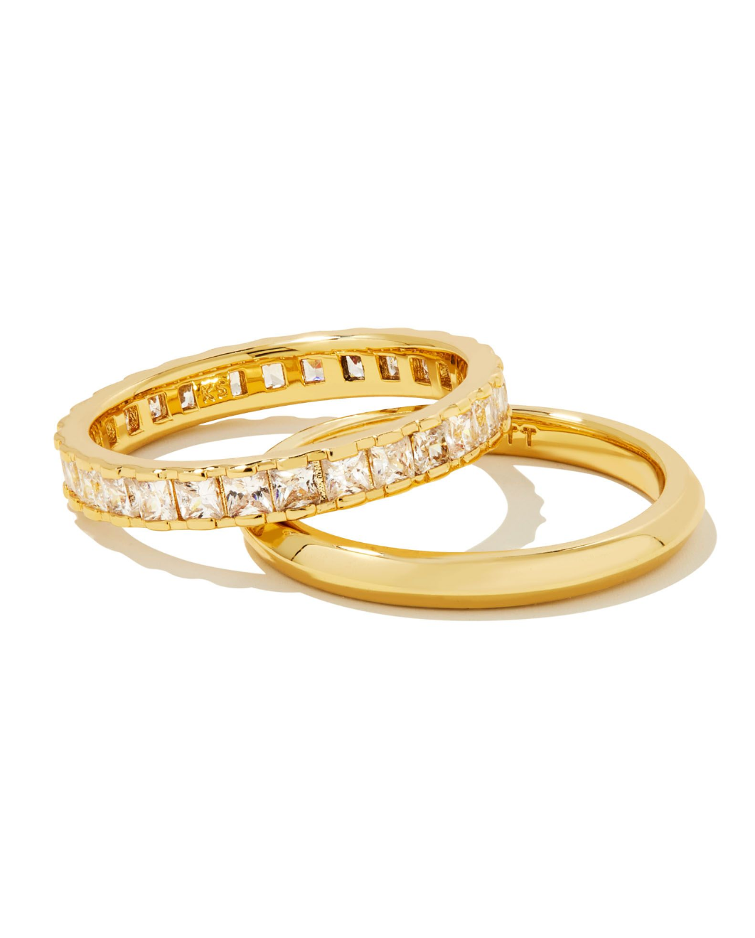 Ella Ring Set of Two in Gold