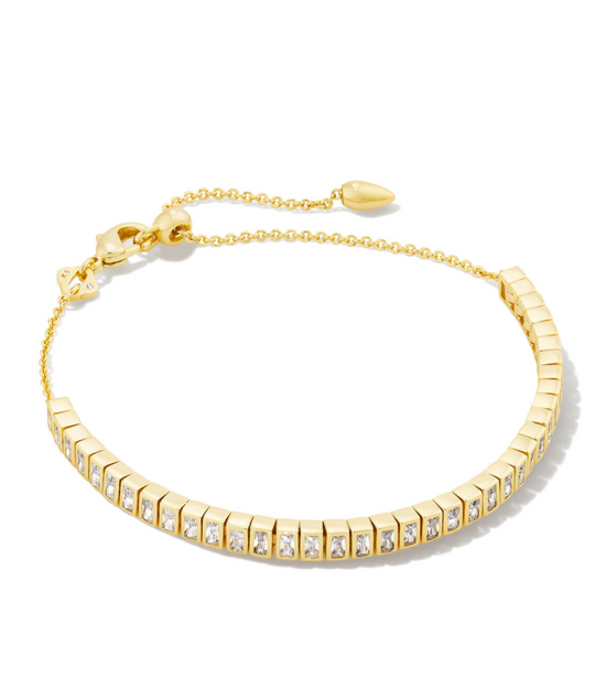 Load image into Gallery viewer, Gracie Tennis Delicate Chain Bracelet
