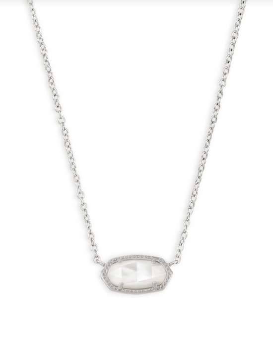 Elisa Pendant Necklace in Mother of Pearl | June