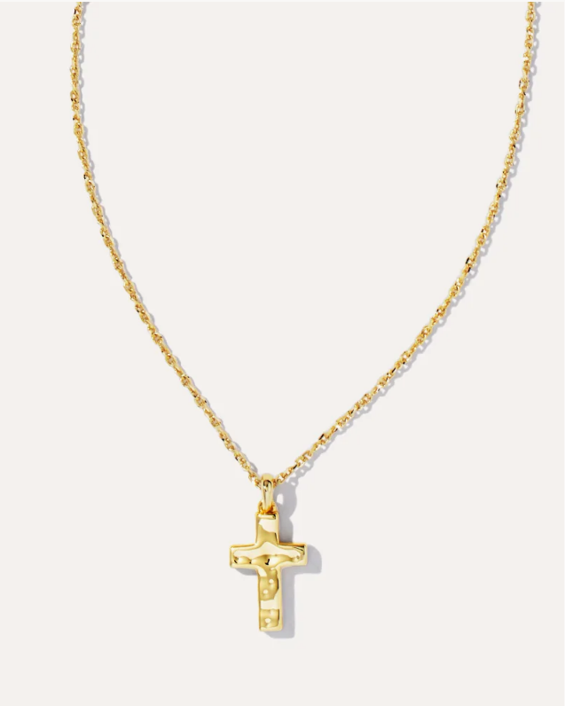 Load image into Gallery viewer, Cross Pendant Necklace in Gold

