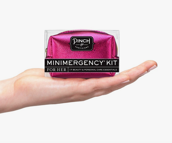 Mini Emergency Kit | Metallic Pink