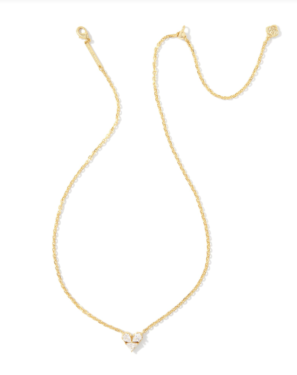 Katy Heart Short Pendant Necklace