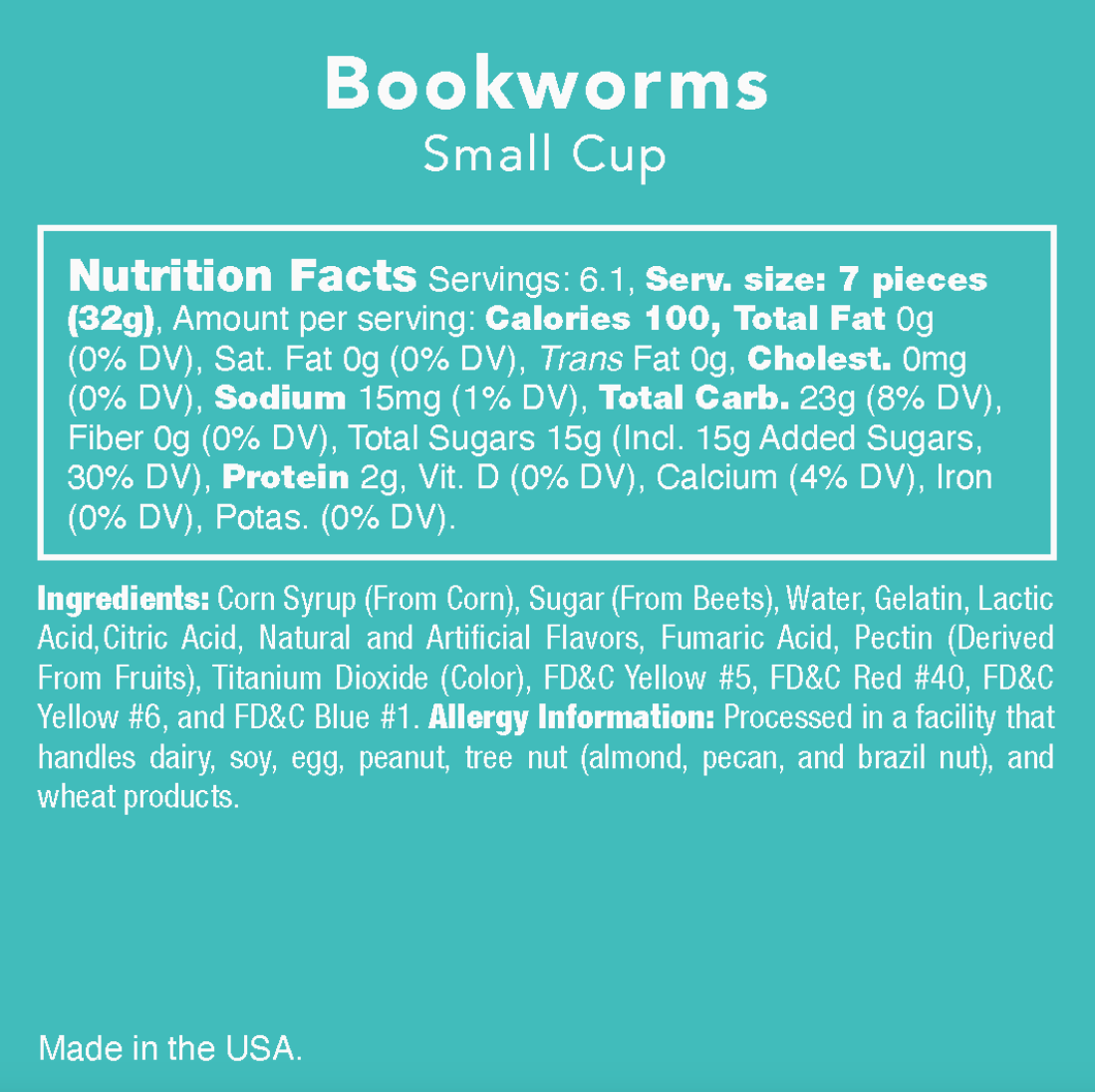 Bookworms : Mini Gummy Worms