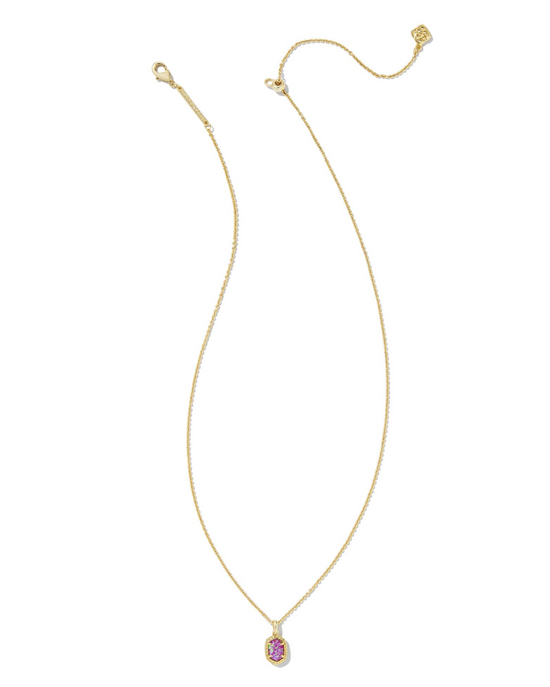 Daphne Framed Short Pendant Necklace
