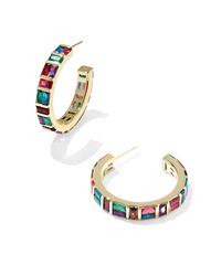 Jamie Hoop Earrings in Multi Mix