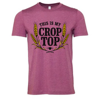 This is my Crop Top Wheat Bella Canvas Tee